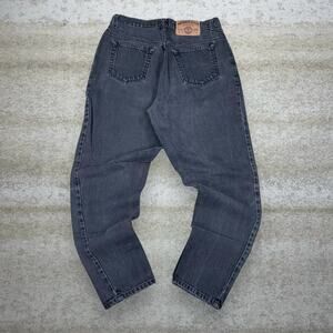 Vintage Y2K NorthCrest Jeans Womens 12 Relaxed Tapered Smoke Black Wash Denim